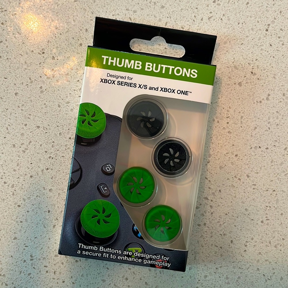 XBox thumb gripper buttons